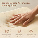Size Cooling Copper Gel Memory Foam Mattress for Back Pain Relief