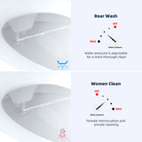 Bidet Attachment for Toilet Seat Dual Nozzle Rear and Feminine Wash Water Pressure Sprayer  Butt
