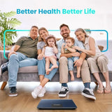 550lb Capacity Digital Bathroom Scale for Home Use with High Precision Body Weight Measurement Extra Wide