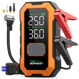 150PSI Air Pump Car Battery Emergency Boosters ,7000A/1500A PEAK Car Jump Starter Power Bank ,Portable Starting Device Car Starter New,Cars with USB Ports And LED Flashlight, Portable Car Jump Starter, Battery Jump Starter, E