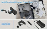 1pc Fast Charging Desktop Edge Power Strip Surge Protector W/ USB C,,8.8Ft
