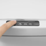 16L Smart Motion-Sensing Trash Can, Waterproof Wastebasket With Delay Close, Battery-Operated Home Bathroom Kitchen