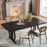 Tribesigns Dining Table for 4-6 People, 63-Inch Large Dinner Table