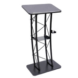 Ergonomic Curved Podium Floor-Standing Pulpit Lecture Podium