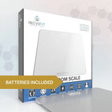 Highly Accurate Digital Bathroom Scale for Home Use with 400 lbs Capacity and Builtin Battery Ideal for Fitness