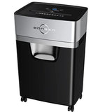 Office paper shredder: heavy-duty 16-sheet cross-cut, 60-min runtime