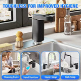 Touch-Free Automatic Dish Soap Dispenser for Kitchen Sink, Plug-in Powered