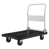 Foldable Push Cart Dolly, 660 lbs Capacity, Folding Platform Truck