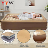 New 2 Persons Inflatable Mattress Camping Folding Outdoor Indoor Home