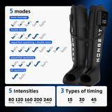Leg Massager Air Pneumatic Compression Boots Athlete Pump Controller