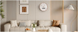 TIMESS Luminous Voice-activated Wall Clock, 14' Silent Battery Powered