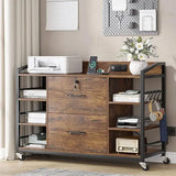 44" File Cabinet, Filing Cabinet fits Legal/Letter Size, 2 Drawer File Cabinets
