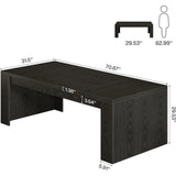 12-14 Person 142-Inch Durable Office Conference Table
