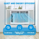 6,000 BTU Window Air Conditioner Cool up to 250 Sq. Ft w/Wifi Controls