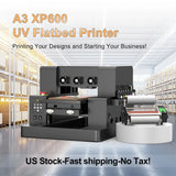 US/EU Stock A3 XP600 UV Printer A4 L805 UV Flatbed Printing Machine For Pen Metal Wood Acrylic UV DTF Printer UV Sticker Printer