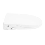 Non-Electric Bidet Toilet Seat, Dual Nozzle Front & Rear Wash, Slow-Closing Cover, Water Pressure Driven, for Hemorrhoid Relief & Feminine Hygiene, Universal D-Shape, Easy