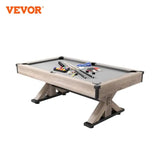 VEVOR 7ft 3-in-1 Billiards Table Combo Set with Dining Pool and Tennis Table