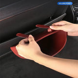Waterproof Mini Auto Sturdy Trash Can Car Mounted Garbage Bin Without Lid