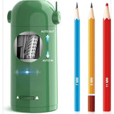 Color pencil electric sharpener, automatic robot sharpener, rechargeable hands-free sharpener