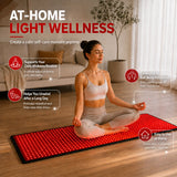 Red Light Mat Full Body 63" x 23.6" 945pcs for Whole Body LED Light Relax