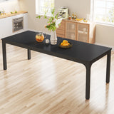 Tribesigns Dining Table for 6-8 People, 200cm Large Narrow Long Rectangular Kitchen Dinner Table