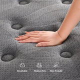 12 Inch King Mattress in a Box, Upgraded Hybrid Pocketed Coil Mattress