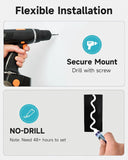 Automatic Wall Mount Liquid Soap Dispenser 13.5oz IPX7 Waterproof,