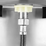 Hand Wash Sink, Corner Basin Sink with Wall Bracket, Triangular Hand Basin Sink for