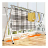 Joybos 1pc Heavy Duty Stainless Steel Foldable Clothes Drying Rack