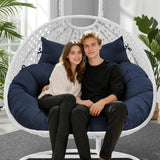Double Egg Chair Cushion Replacement 55x35in -Thickened Waterproof