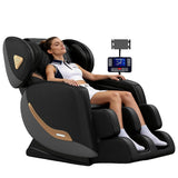 Zero Gravity Shiatsu Recliner Back Massage Chair with Heating, 10 Roller