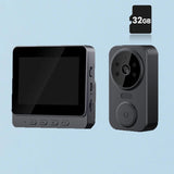 Smart Video Doorbell, 4.3-Inch Display for 2-Channel Audio Intercom