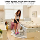 Portable 12L Folding Washing Machine for Baby Clothes Underwear Delicates - Foldable Quiet Space