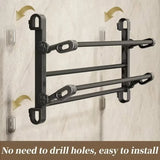 Bathroom Seamless Slip Simple Shoe Rack Wall-mounted Folding storage rack