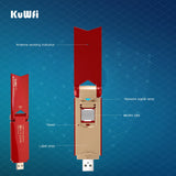KuWFi 4G LTE Router 150Mbps USB Dongle Modem Wireless Wifi