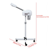 110V US Plug Facial Steamer - 360° Rotatable 0.2Gal Large Tank 42℃ Warm Steam Ozone