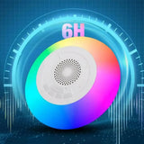 Floating Pool Speaker with Colorful Lights Hot Tub Speaker IPX7 Waterproof Wireless Speaker