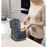 Intelligent Waste Compost Bin Food Waste Caddy with Odor Filter and Ventilation