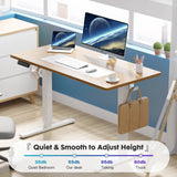 JHK Electric Standing Desk Height Adjustable 40x24 Inch Stand Up Sit Stand Computer Desk