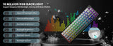 ATTACK SHARK X66 65% Wireless Mechanical Keyboard with Knob