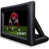 17ft Inflatable Movie Outdoor Projector Screen with Air Blower Storage Bag