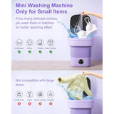 Portable Washing Machine 16L Mini Washer for Apartments RV and Travel Folding Clothes Washer with Spin Basket