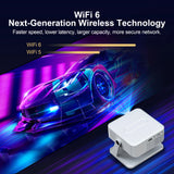 HD Video Smart Projector Outdoor w/ HDMI USB Wireless Connection for Home