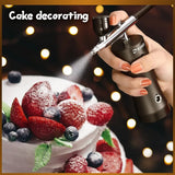 Rechargeable Handheld Mini Air Compressor Airbrush Portable Cordless Airbrush