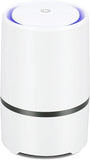 Low Noise Portable Air Purifiers with Night Light,Desktop USB Air Cleaner