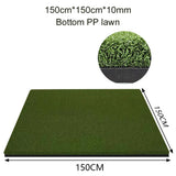 5x5ft Golf Training Mat 35mm Anti Slip Wear Resistant Practice Mat for Backyard