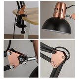 ED Studio Desk Lamp Vintage Portable Lamps With Clamp Book Reading