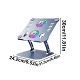 Laptop Stand With Fan Lifting Laptop Cooling Stand Ergonomic Foldable Lifting Laptop Cooling Pad