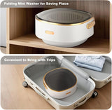 13L Portable Washing Machine for Underwear & Socks, Foldable Mini Washer with 3 Wash Modes and