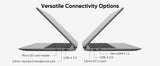 15.6 "Thin & Portable Laptop Computer Intel Celeron N4000 8GB RAM 256GB SSD FHD 1920x1080 16:9 Display For Work